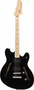 Fender Squier Affinity Starcaster MN Black gitara elektryczna - Gitary elektryczne - miniaturka - grafika 1