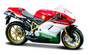 Samochody i pojazdy dla dzieci - Maisto, model kolekcjonerski Ducati 1098S Z Podstawką 1/18 - miniaturka - grafika 1