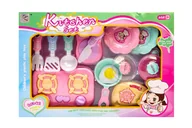 Zabawy w naśladowanie dorosłych - Zestaw kuchenny - 14 elementów - miniaturka - grafika 1