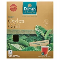 Herbata - Dilmah Finest Ceylon Gold Klasyczna Czarna Herbata 200 G (100 X 2 G) - miniaturka - grafika 1