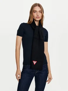 Guess Szalik AW5235 VIS03 Czarny - Apaszki i szaliki damskie - miniaturka - grafika 1