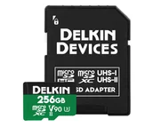 Karty pamięci - Delkin Devices 256GB microSDXC Power 2000x UHS-II V90 - miniaturka - grafika 1