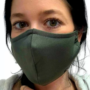 NANO maska (dwuwarstwowa z kieszenią filtracyjną) .S .khaki - Czapki i chusty sportowe damskie NANO maska (dwuwarstwowa z kieszenią filtracyjną) .S .khaki - Czapki i chusty sportowe damskie - miniaturka - grafika 1