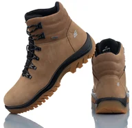 Buty trekkingowe męskie - Buty zimowe męskie 4F OBMH255 44S Wodoodporne - miniaturka - grafika 1