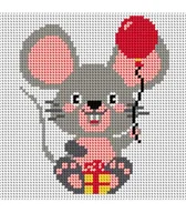 Pasmanteria - Ariadna, zestaw do haftu myszka - miniaturka - grafika 1