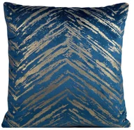 Poszewki na poduszki - Poszewka SARA 40x40cm gra+złoto - miniaturka - grafika 1