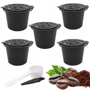 5 X KAPSUŁKI NESPRESSO WIELOKROTNEGO UŻYTKU KAWY - Kawa w kapsułkach i saszetkach - miniaturka - grafika 1