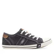 Trampki damskie - Trampki Mustang 1099-310 Szary - miniaturka - grafika 1