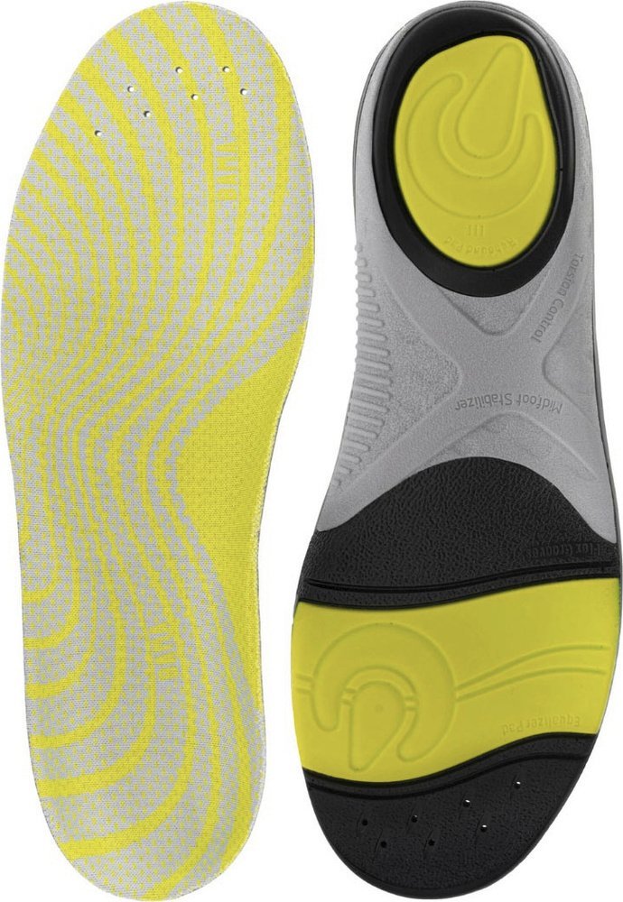 Wkładki do butów Bama Essentials Sport Performance Footbed szaro-żółte 36-37