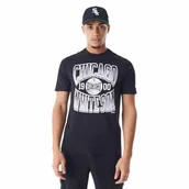 Koszulki męskie - New Era MLB GRADIENT Koszulka Chicago Whitete Sox Czarna Biała - miniaturka - grafika 1