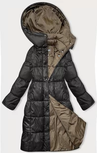 DŁUGA ZIMOWA KURTKA DAMSKA CZARNA (YP-22073-1) - W COLLECTION - Kurtki damskie - miniaturka - grafika 1
