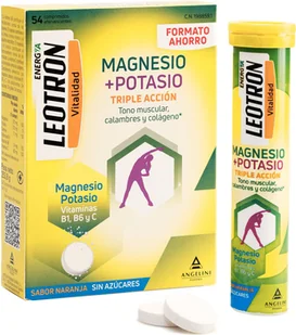 Suplement diety Leotron Magnesium + Potassium 54 tabs (8470001988591) - Witaminy i minerały - miniaturka - grafika 1