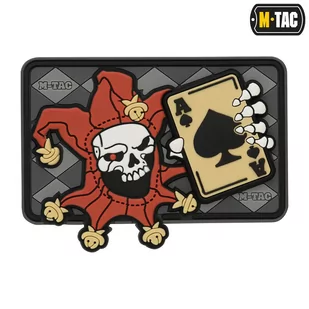 M-Tac - Naszywka Morale Patch - Joker Skull 3D PVC - Czarny - 51120000 - Odzież taktyczna i umundurowanie - miniaturka - grafika 1