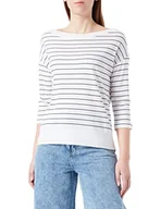 Koszulki i topy damskie - s.Oliver BLACK LABEL T-shirt damski, rękaw 3/4, biały, 48 - miniaturka - grafika 1