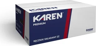 Karen Karen Premium - Ręcznik papierowy w składce ZZ, 2-warstwy, celuloza - 3200 odcinków - Ręczniki papierowe - miniaturka - grafika 1