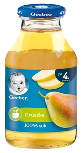 Gerber 100% - Sok Gruszkowy 200ml - Soki i herbatki dla dzieci - miniaturka - grafika 1