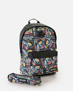 Plecaki - Rip Curl, Plecak sportowy Dome BTS + piórnik (18L), 135MBA-3282, Multicolor - miniaturka - grafika 1