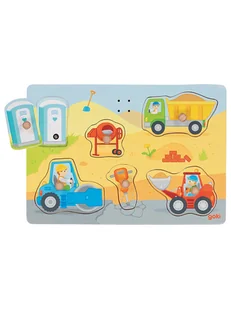 Goki Puzzle dzwiękowe - 12m+ - Puzzle - miniaturka - grafika 1