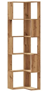 Pięciopoziomowy regał narożny dąb artisan Z4-E01 - Regały Pięciopoziomowy regał narożny dąb artisan Z4-E01 - Regały - miniaturka - grafika 1