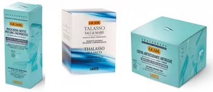 Zestaw Guam Talasso Sali Di Mare - Aromaterapeutyczna Sól Do Kąpieli  1 Kg + Guam Seatherapy Crema Antiossidante Antirughe antyoksydacyjny krem przeciwzmarszczkowy 50 ml + Guam Seatherapy Maschera Notte Peeling Enzimatico enzymatyczna peelingująca maska na noc 75ml - Zestawy kosmetyków damskich Zestaw Guam Talasso Sali Di Mare - Aromaterapeutyczna Sól Do Kąpieli  1 Kg + Guam Seatherapy Crema Antiossidante Antirughe antyoksydacyjny krem przeciwzmarszczkowy 50 ml + Guam Seatherapy Maschera Notte Peeling Enzimatico enzymatyczna peelingująca maska na noc 75ml - Zestawy kosmetyków damskich - miniaturka - grafika 1
