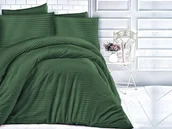 Pościel - Darymex Pościel satynowa Vivario Dark Green 160x200 dx-160-psc-cgdg - miniaturka - grafika 1