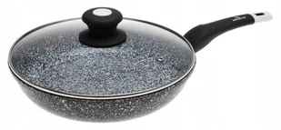 PATELNIA GRANITOWA Nieprzywierająca 20cm Z POKRYWKĄ Indukcja Gaz 8641 - Patelnie - miniaturka - grafika 1