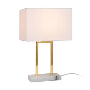 T20038A-PB CARLOS LAMPA STOŁOWA ZŁOTY&BIAŁY - Lampy stojące - miniaturka - grafika 1