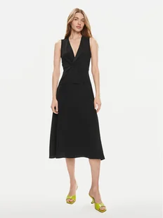 Rinascimento Sukienka codzienna CFC0118434003 Czarny Regular Fit - Sukienki - miniaturka - grafika 1