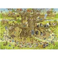 Puzzle - Heye Puzzle 1000 elementów Funky Zoo Cześć 7 Małpie ZOO - miniaturka - grafika 1