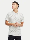 Koszulki męskie - Blend Polo 20716475 Biały Regular Fit - miniaturka - grafika 1