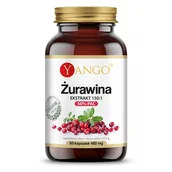 Suplementy naturalne - Yango Żurawina - 50% PAC ekstrakt 150:1 (60 kaps.) - miniaturka - grafika 1
