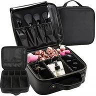 Pudełka i szkatułki - KUFEREK NA KOSMETYKI KOSMETYCZKA PODRÓŻNA ORGANIZER SZKATUŁKA WALIZKA TORBA - miniaturka - grafika 1