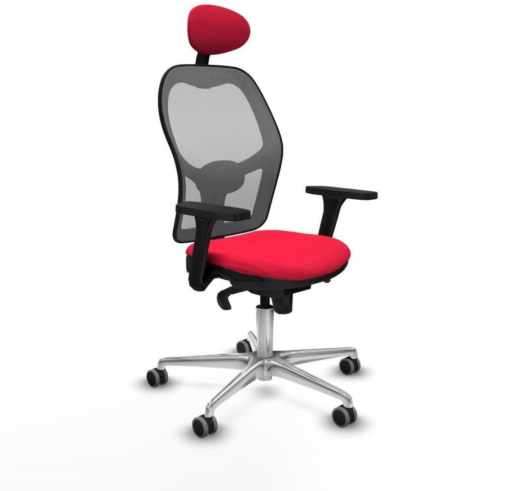 Krzesło Biurowe z Zagłówkiem Jorquera Piqueras y Crespo 3D086G1 Czerwony