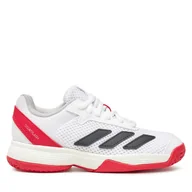 Tenis ziemny - Buty do tenisa adidas Courtflash JI2448 Biały - miniaturka - grafika 1
