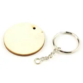 Dekoratorstwo - Drewniany breloczek - koło - miniaturka - grafika 1