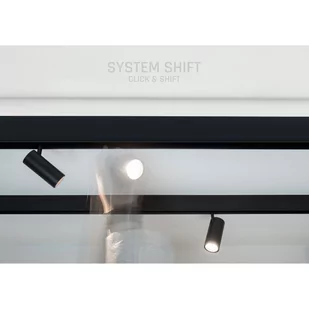 SYSTEM SHIFT - SPOT M oprawa na szynoprzewód 44x157x178mm 10W 24st czarny SPECTRUM - Lampy pozostałe - miniaturka - grafika 4