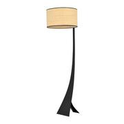 Lampy stojące - ESTRELLA LP1 RATTAN 1157/LP1 lampa podłogowa oryginalny design duży abażur - miniaturka - grafika 1