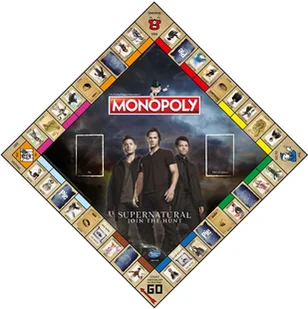 Monopoly Supernatural Nie z tego świata ekonomiczna gra planszowa wersja angielska - Gry planszowe - miniaturka - grafika 1