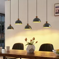 Lampy sufitowe - Lindby Durbis lampa wisząca ręcznie barwiona 5-pkt - miniaturka - grafika 1