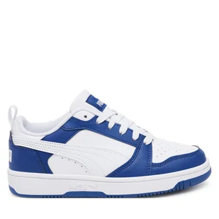 Sneakersy Puma Rebound V6 Lo Jr 393833 21 Biały - Buty dla chłopców - miniaturka - grafika 1