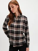 Koszule damskie - Koszula w kratę - miniaturka - grafika 1