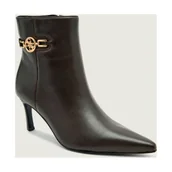 Botki damskie - Guess Skórzane botki na szpilce PAISLIE - miniaturka - grafika 1