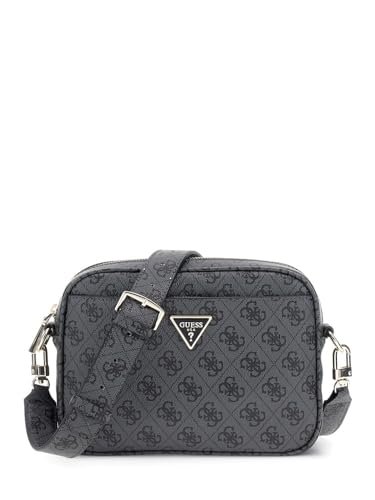 GUESS damska torba na aparat Meridian Ii, Logo węgla, One Size