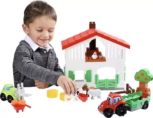Ecoiffier Zestaw Farma ze zwierzątkami 7600003021 - Klocki - miniaturka - grafika 1