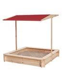 Place zabaw - Happy People Piaskownica z daszkiem - 3+ - miniaturka - grafika 1