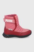 Buty dla dziewczynek - Puma Śniegowce dziecięce 380745.G kolor różowy - miniaturka - grafika 1