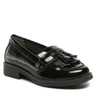 Buty dla dziewczynek - Półbuty Geox Jr Agata A J4449A 00066 C9999 M Czarny - miniaturka - grafika 1