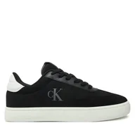 Sneakersy męskie - Sneakersy Calvin Klein Jeans Classic Cupsole Low Mix Mg YM0YM01169 Czarny - miniaturka - grafika 1