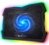 Podkładki chłodzące pod laptopa - KLIM ULTIMATE PODSTAWKA CHŁODZĄCA DO LAPTOPA RGB - miniaturka - grafika 1
