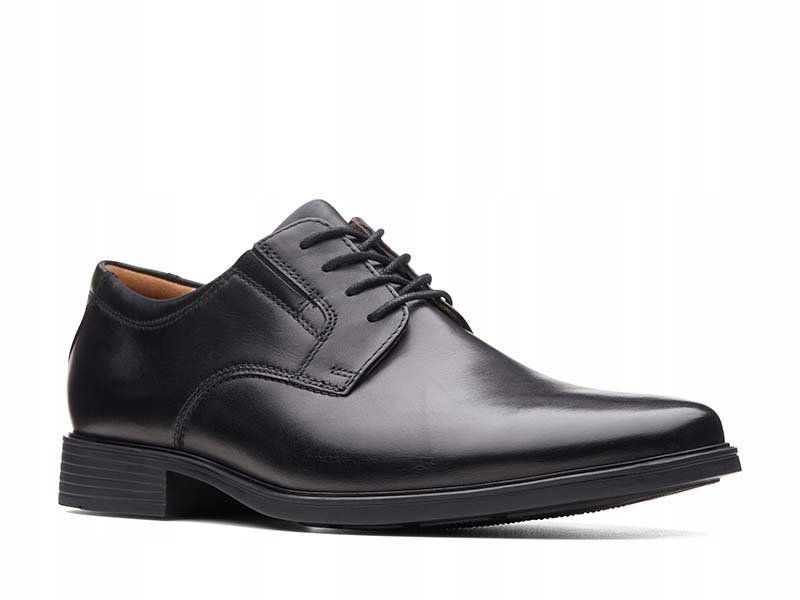 CLARKS PÓŁBUTY MĘSKIE CZARNE SKÓRZANE 41 1J3A